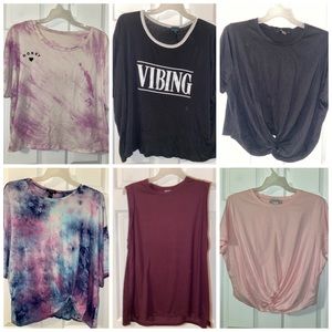 6 women shirts